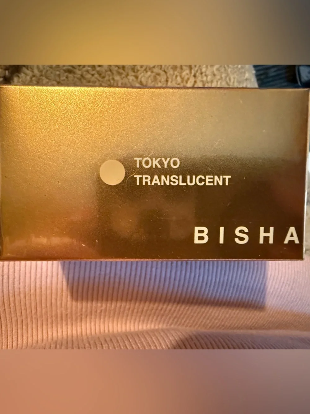 BISHA Essential Setting Powder “Tokyo Translucent” Compact in Shimmery Gold 20g